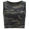 Freddy Camouflage athletic top in glitter-effect performance fabric, Μέγεθος: XS