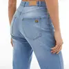Freddy High-waist straight-leg distressed jeans with a frayed acid-washed hem, Μέγεθος: L, 3 image