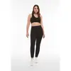 Freddy Seamless high waist ankle-length leggings in ribbed fabric, Μέγεθος: XS, 3 image