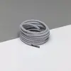 Mr Lacy Ropies 130cm White Grey Unisex Cord, Size: 1, 4 image