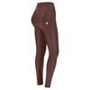 Freddy High waist skinny WR.UP® shaping trousers in faux leather, Μέγεθος: M