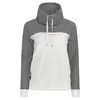 Freddy High neck pullover sweatshirt with a houndstooth yoke and sleeves Γυναικείο Μακρυμάνικο, Μέγεθος: S
