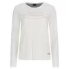 Freddy Long-sleeve t-shirt with copper-hued prints and a houndstooth yoke, Size: M