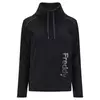 Freddy Sweatshirt with a high roomy neck, animal motif accents and gun metal prints, Μέγεθος: S