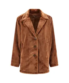 Freddy Oversize teddy coat in faux fur, Size: M