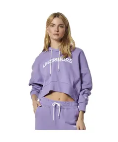 Body Action Oversized Cropped Women's Hoodie, Size: XS