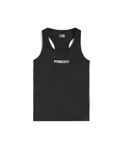 Freddy Athletic tank top in performance fabric with a contrast logo, Μέγεθος: M