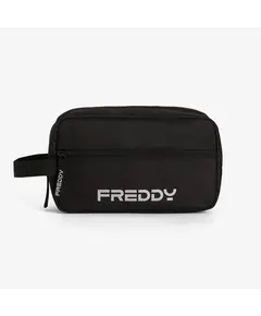 Freddy Large beauty case with an external pocket and silver logo, Μέγεθος: 1