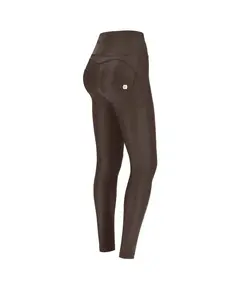 Freddy Γυναικείο Παντελόνι WR.UP® skinny push up faux leather trousers with high waist and zip, Μέγεθος: XS