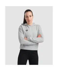 Arena Cropped Hooded Sweat Fleece Solid, Μέγεθος: XS