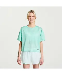 Saucony Elevate Short Sleeve Γυναικείο Κοντομάνικο, Μέγεθος: XS