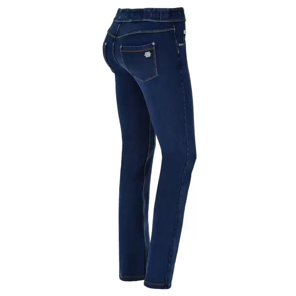 Freddy N.O.W.® Pants Denim-effect slim fit straight leg trousers Γυναικείο Παντελόνι, Μέγεθος: S, 2 image
