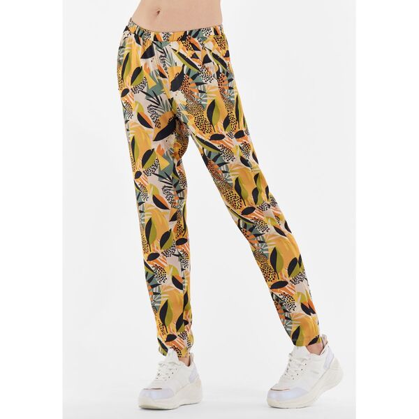Freddy Wide-leg trousers in floral pattern satin Γυναικείο Παντελόνι, Μέγεθος: L, 2 image