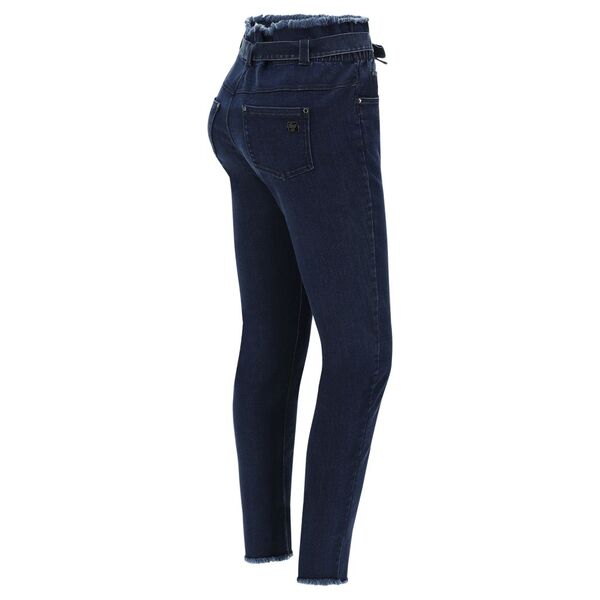 Freddy FREDDY BLACK 7/8 skinny jeans with high waist and denim belt Γυναικείο Παντελόνι, Μέγεθος: S, 2 image
