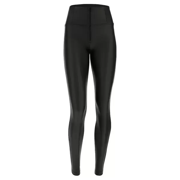 Freddy Γυναικείο Παντελόνι WR.UP® skinny push up faux leather trousers with high waist and zip, Μέγεθος: M, 3 image