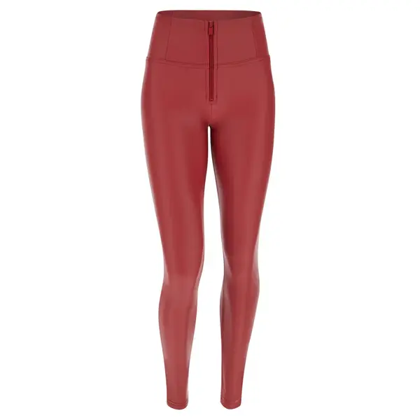 Freddy Γυναικείο Παντελόνι WR.UP® skinny push up faux leather trousers with high waist and zip, Μέγεθος: XS, 2 image