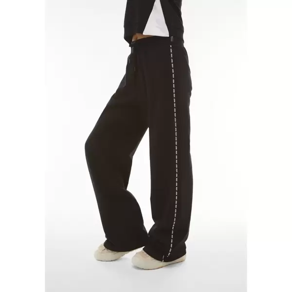 Freddy Palazzo trousers in brushed fleece with logo tape, Μέγεθος: XS, 2 image