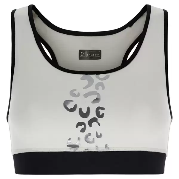 Freddy Silver animal print sports bra, Μέγεθος: XS