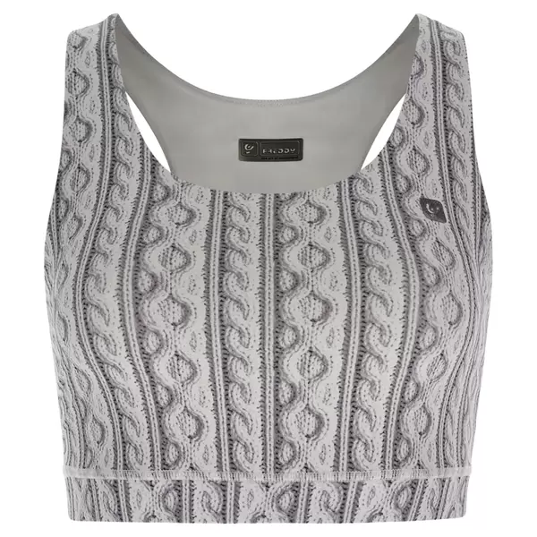 Freddy Sports bra with a tricot-effect photo print, Μέγεθος: S