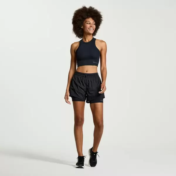 Saucony Elevate Crop Γυναικεία Μπλούζα, Μέγεθος: XS, 3 image