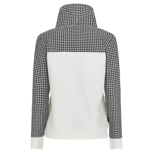 Freddy High neck pullover sweatshirt with a houndstooth yoke and sleeves Γυναικείο Μακρυμάνικο, Μέγεθος: S, 2 image