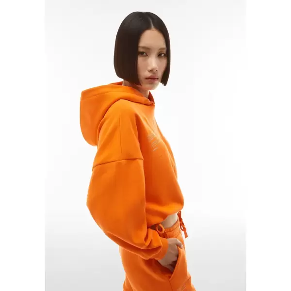Freddy Cropped comfort-fit hoodie with a drawstring waist, Μέγεθος: XS, 3 image