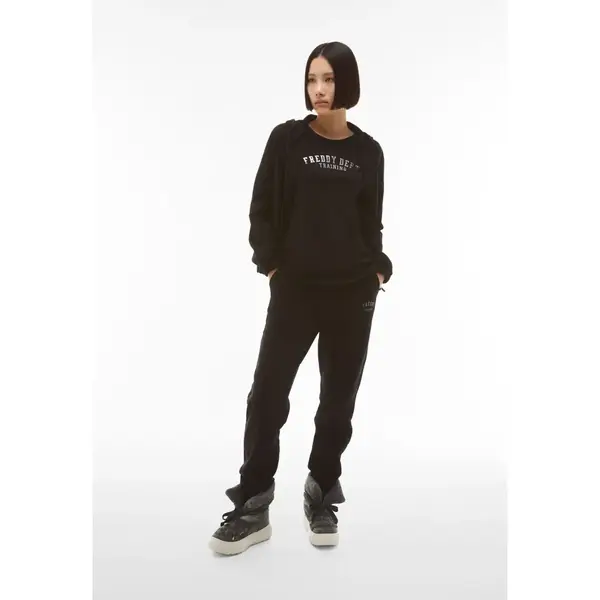 Freddy Long-sleeve t-shirt with floral print panels on the shoulders, Size: S, 3 image