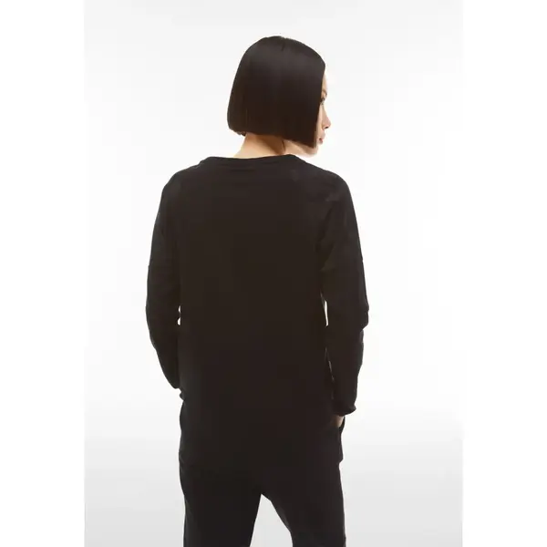 Freddy Long-sleeve t-shirt with floral print panels on the shoulders, Size: S, 5 image