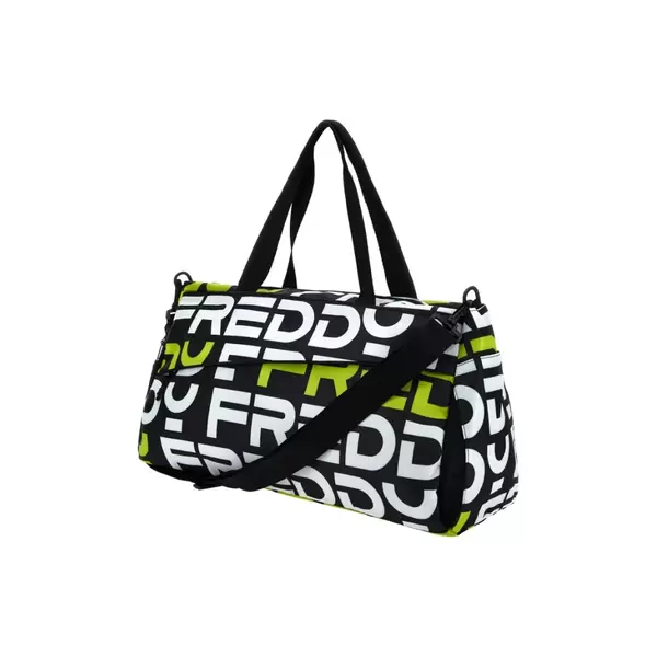 Freddy Nylon duffel bag with a repeated maxi FREDDY logo, Size: 1, 2 image