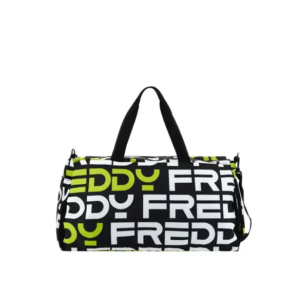 Freddy Nylon duffel bag with a repeated maxi FREDDY logo, Size: 1, 3 image