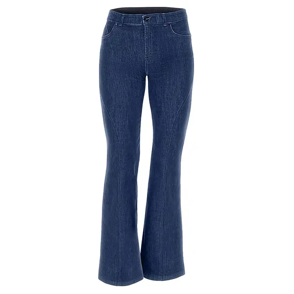 Freddy Super flare jeans with a regular waist and decorative stitching, Μέγεθος: S