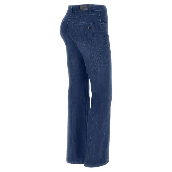 Freddy Super flare jeans with a regular waist and decorative stitching, Μέγεθος: S, 2 image