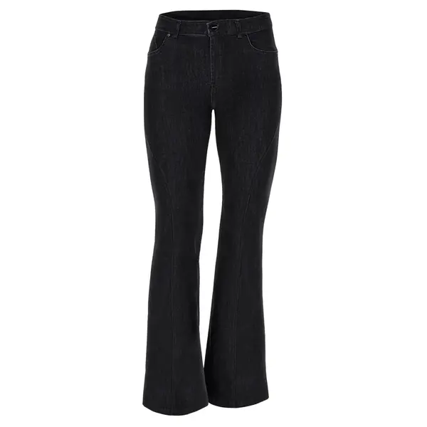 Freddy Super flare jeans with a regular waist and decorative stitching, Μέγεθος: S