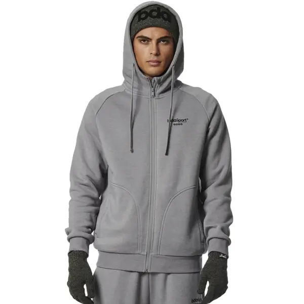 Body Action Fleece Full Zip Hoodie Ανδρική Ζακέτα, Μέγεθος: S
