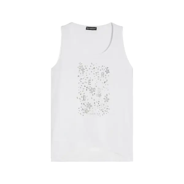 Freddy floral print tank top Γυναικείο Αμάνικο, Μέγεθος: S
