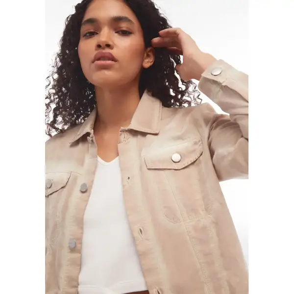 Freddy used-look poplin trucker jacket, Μέγεθος: S, 3 image
