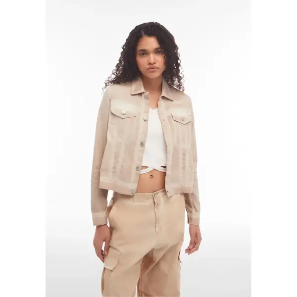 Freddy used-look poplin trucker jacket, Μέγεθος: S, 4 image