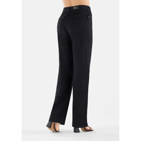 Freddy Regular waist wide-leg jeans with central seams, Μέγεθος: S, 4 image