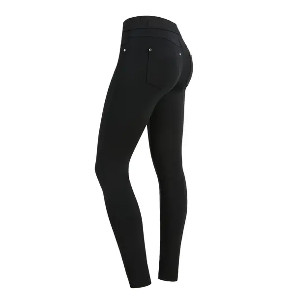 Freddy Medium waist N.O.W.® skinny trousers in eco-friendly jersey, Μέγεθος: M, 6 image