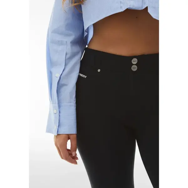 Freddy Medium waist N.O.W.® skinny trousers in eco-friendly jersey, Μέγεθος: M, 3 image