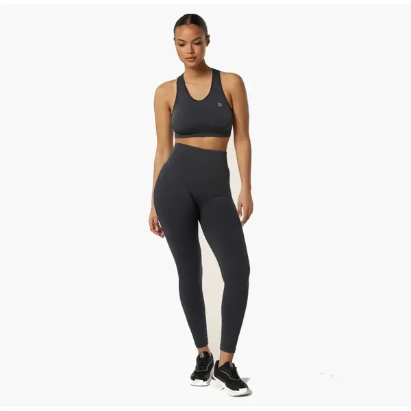 Freddy seamless acid wash high waist leggings with an ankle-length leg and ribbed details, Μέγεθος: XS