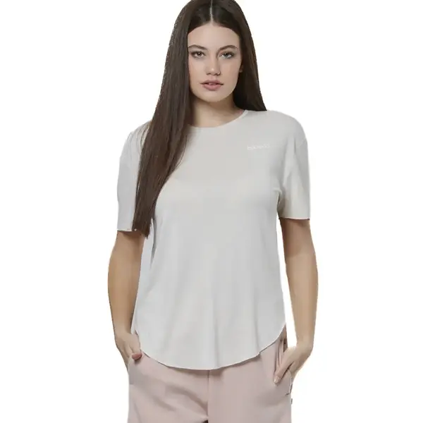 Body Action W Modal Blend Raw Cut T-Shirt Women's T-Shirt, Size: XS