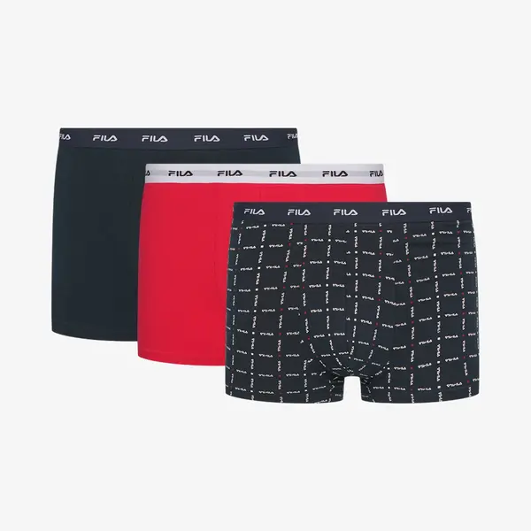 Fila Boxer Elastic Band Men's Boxer Underwear, Size: M