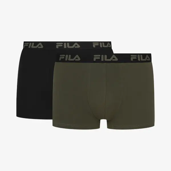 Fila Boxer Elastic Band 2 Pack Men's Boxer Underwear, Size: M