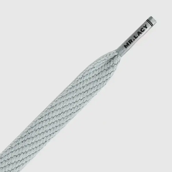 Mr Lacy Flatties 130cm Grey Unisex Cord, Size: 1