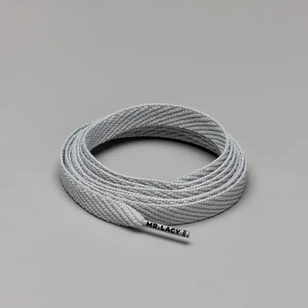 Mr Lacy Flatties 130cm Grey Unisex Cord, Size: 1, 4 image