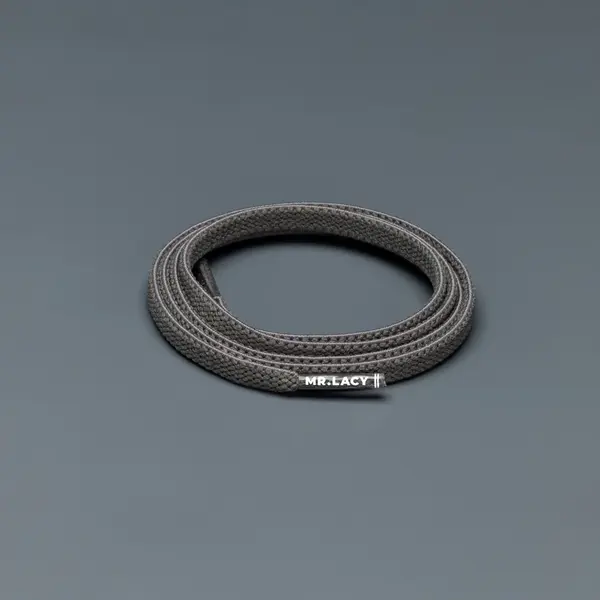 Mr Lacy Flexies 90cm Dark Grey Unisex Cord, Size: 1, 4 image