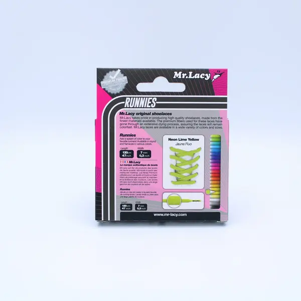 Mr Lacy Runnies Lf Flat 120cm Nyellow Unisex Cord, Size: 1, 3 image