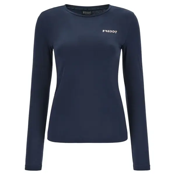 Freddy Long sleeve stretch t-shirt with a copper-hued Freddy logo Γυναικείο Μακρυμανικο, Μέγεθος: XS, 3 image