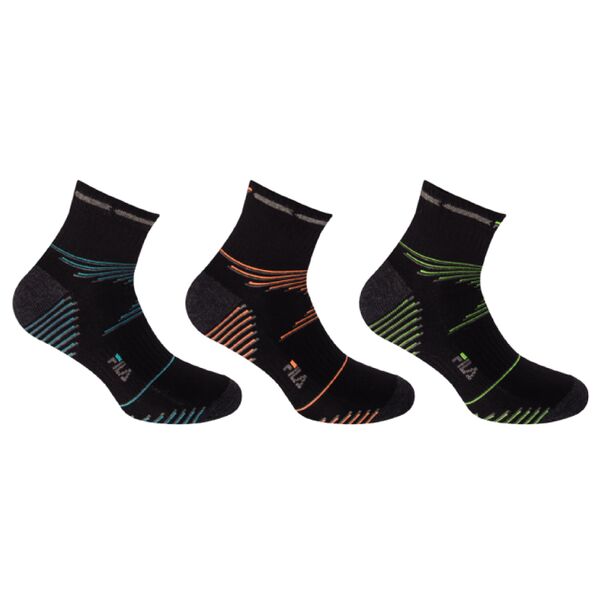Fila Sport Running Quarter 3 Pack, Size: 35-38